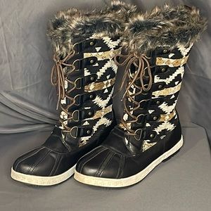 Snow Boots - Size 8